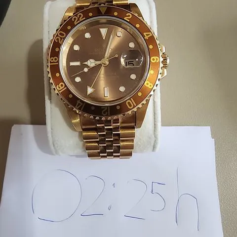 Rolex GMT-Master II 16718 40mm Yellow gold Brown 5