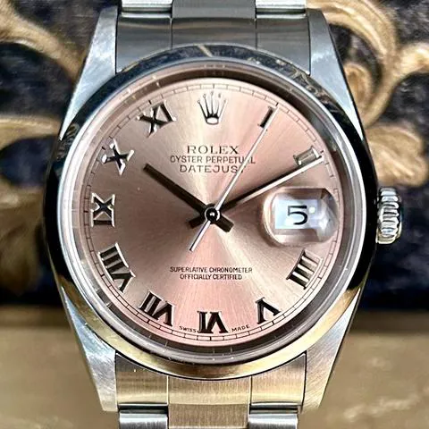 Rolex Datejust 36 16200 36mm Stainless steel Rose