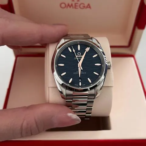 Omega Aqua Terra 220.10.38.20.03.002 38mm Stainless steel Blue 7