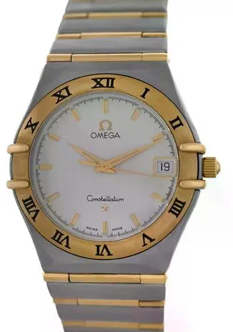 Omega Constellation Quartz 1212.30.00 34mm Yellow gold and stainless steel White