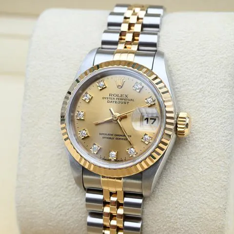 Rolex Lady-Datejust 69173 26mm Yellow gold and stainless steel Champagne 6