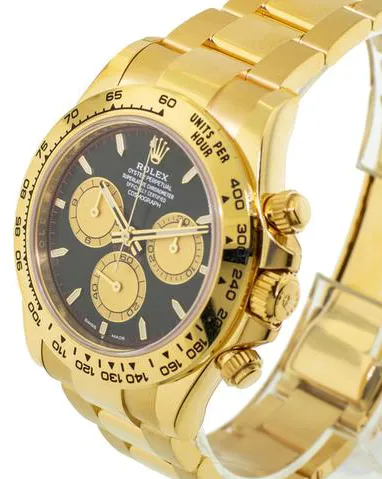 Rolex Daytona 126508 40mm Yellow gold Black