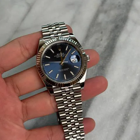 Rolex Datejust 41 126334-0002 41mm White gold and Oystersteel Blue