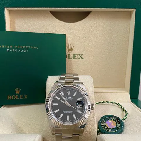 Rolex Datejust II 116334 41mm Stainless steel Black