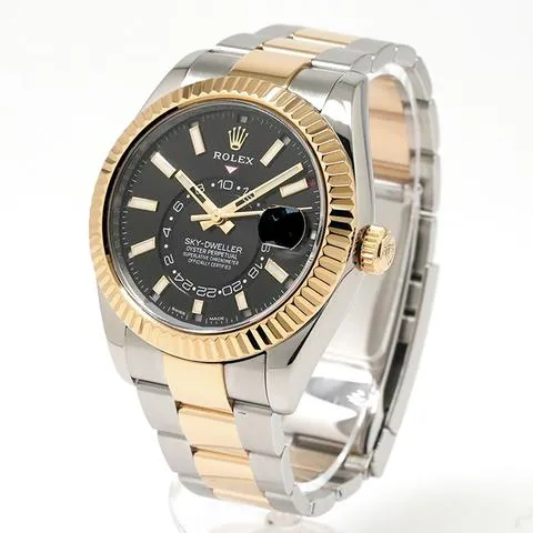 Rolex Sky-Dweller 326933 42mm Yellow gold and stainless steel Black 1