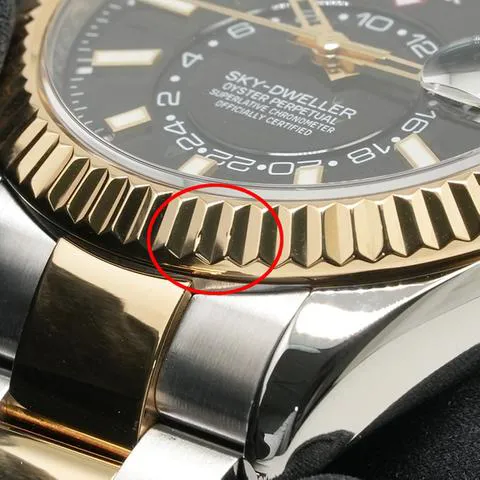 Rolex Sky-Dweller 326933 42mm Yellow gold and stainless steel Black 5