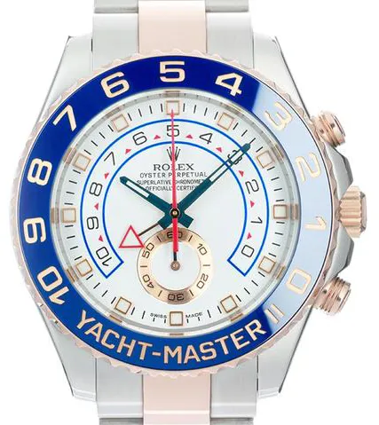 Rolex Yacht-Master II 116681 44mm Yellow gold and Stainless steel White