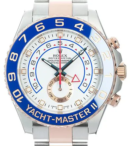 Rolex Yacht-Master II 116681 44mm Yellow gold and Stainless steel White