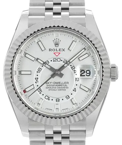 Rolex Sky-Dweller 326934 42mm Stainless steel White