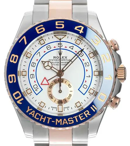 Rolex Yacht-Master II 116681 44mm Yellow gold and Stainless steel White