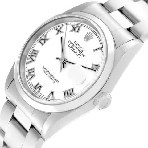 Rolex Datejust 36 16200 36mm Stainless steel White 2