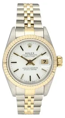 Rolex Lady-Datejust 69173 26mm Yellow gold and stainless steel White 5