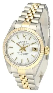 Rolex Lady-Datejust 69173 26mm Yellow gold and stainless steel White 6
