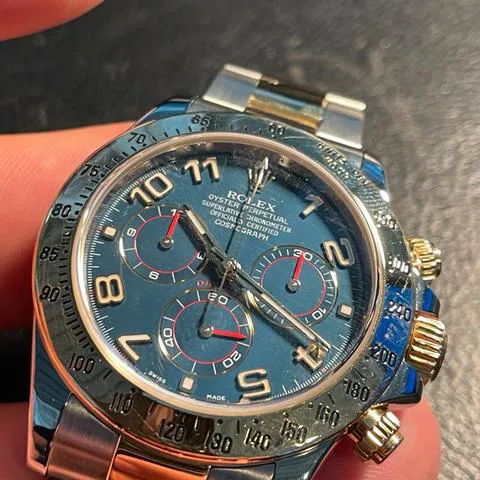 Rolex Daytona 116523 40mm Yellow gold and Stainless steel Blue 1