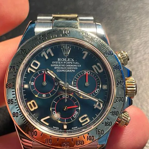 Rolex Daytona 116523 40mm Yellow gold and Stainless steel Blue 8