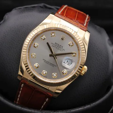 Rolex Datejust 116138 36mm Yellow gold Original White 9