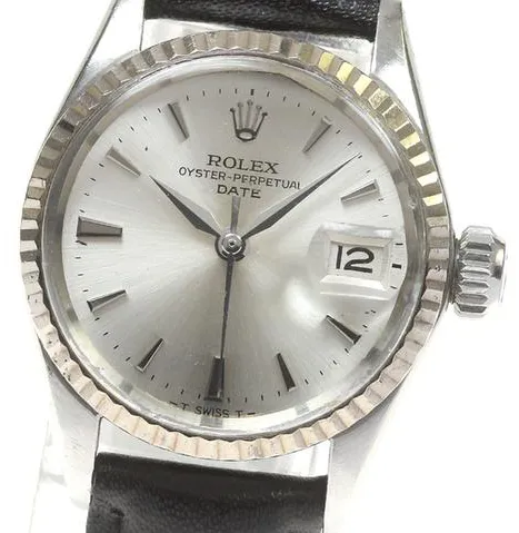 Rolex Oyster Perpetual Date 6517 24mm Silver Silver