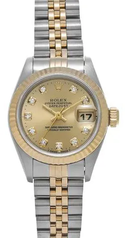 Rolex Datejust 69173G 26mm Stainless steel Champagne