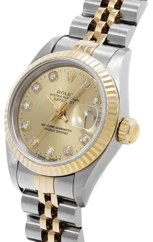 Rolex Datejust 69173G 26mm Stainless steel Champagne 1