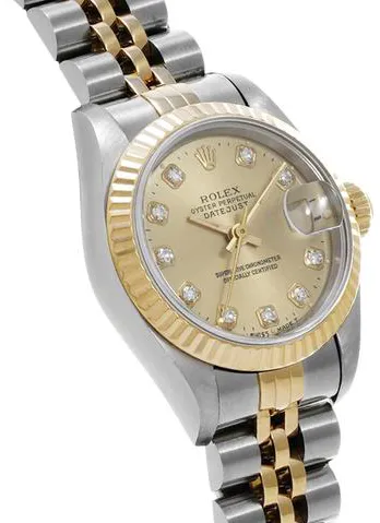Rolex Datejust 69173G 26mm Stainless steel Champagne 2