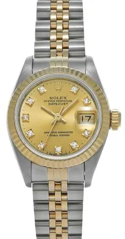 Rolex Datejust 69173G 26mm Stainless steel Champagne