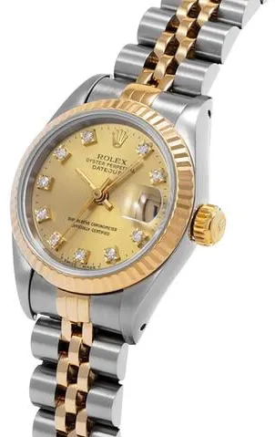 Rolex Datejust 69173G 26mm Stainless steel Champagne 1