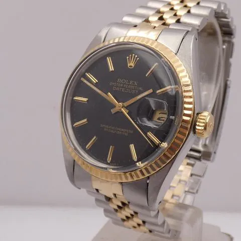 Rolex Datejust 36 16013 36mm Yellow gold and stainless steel Black 1