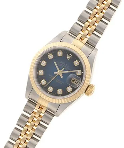 Rolex Datejust 69173G 26mm Yellow gold and stainless steel Blue 6