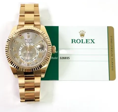 Rolex Sky-Dweller 326935 42mm Rose gold Rose