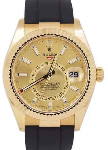 Rolex Sky-Dweller 326238 42mm Yellow gold Champagne