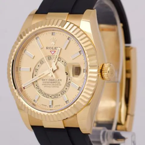 Rolex Sky-Dweller 326238 42mm Yellow gold Champagne 2