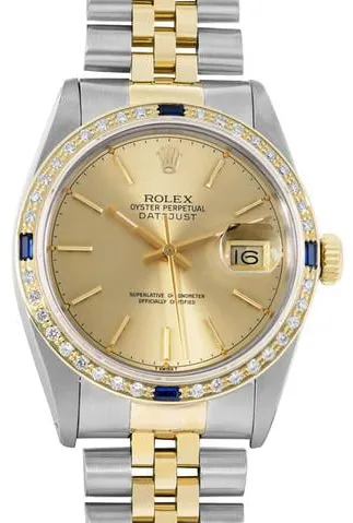 Rolex Datejust 36 16013 36mm Yellow gold and stainless steel Gold 1