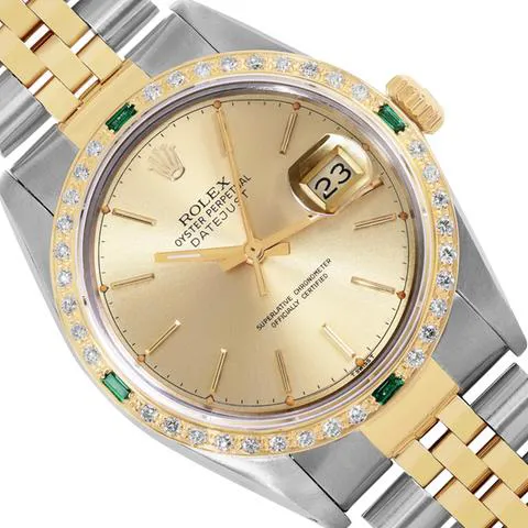 Rolex Datejust 36 16013 36mm Yellow gold and stainless steel Gold