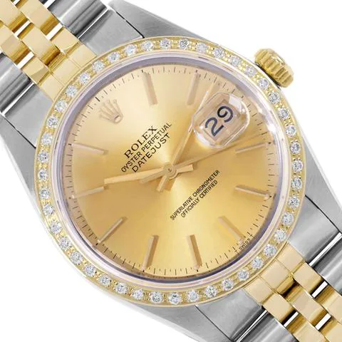 Rolex Datejust 36 16013 36mm Yellow gold and stainless steel Gold