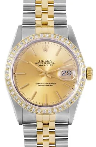 Rolex Datejust 36 16013 36mm Yellow gold and stainless steel Gold 1