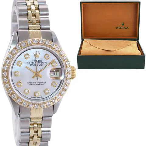 Rolex Datejust 6917 26mm Yellow gold and stainless steel Mother-of-pearl