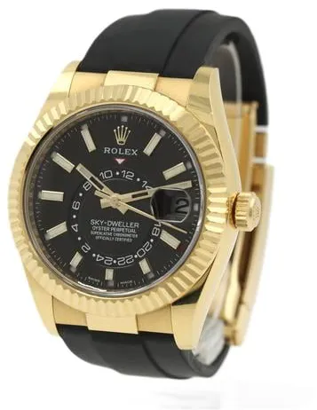 Rolex Sky-Dweller 326238 42mm Yellow gold Black