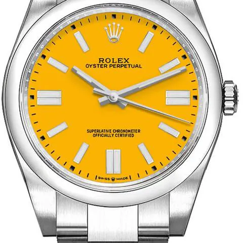 Rolex Oyster Perpetual 124300-0004 41mm Stainless steel Yellow