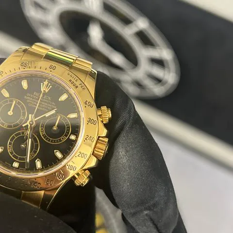 Rolex Daytona 116528 40mm Yellow gold Black 8