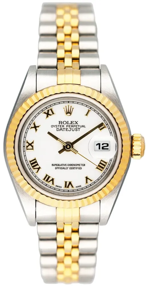 Rolex Lady-Datejust 69173 26mm Stainless steel White