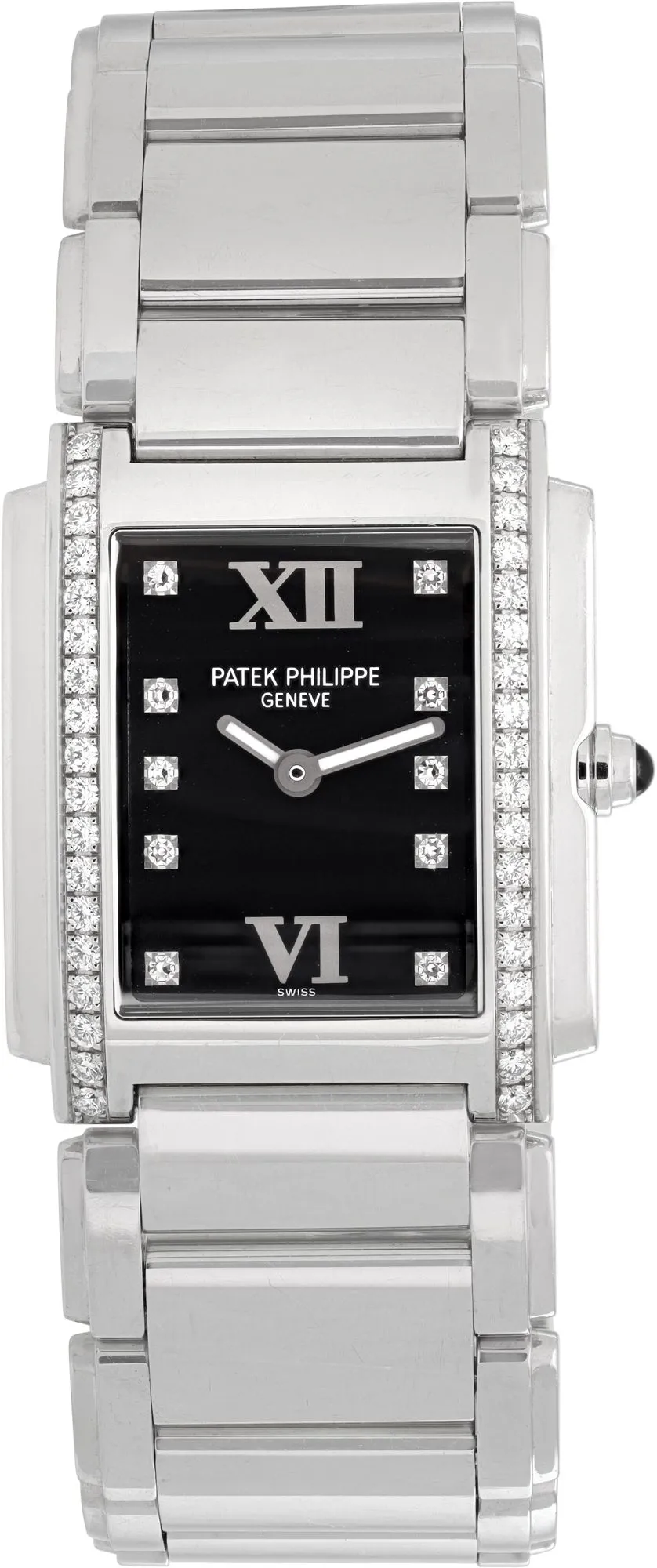 Patek Philippe Twenty~4 4910/10 25mm Stainless steel Black