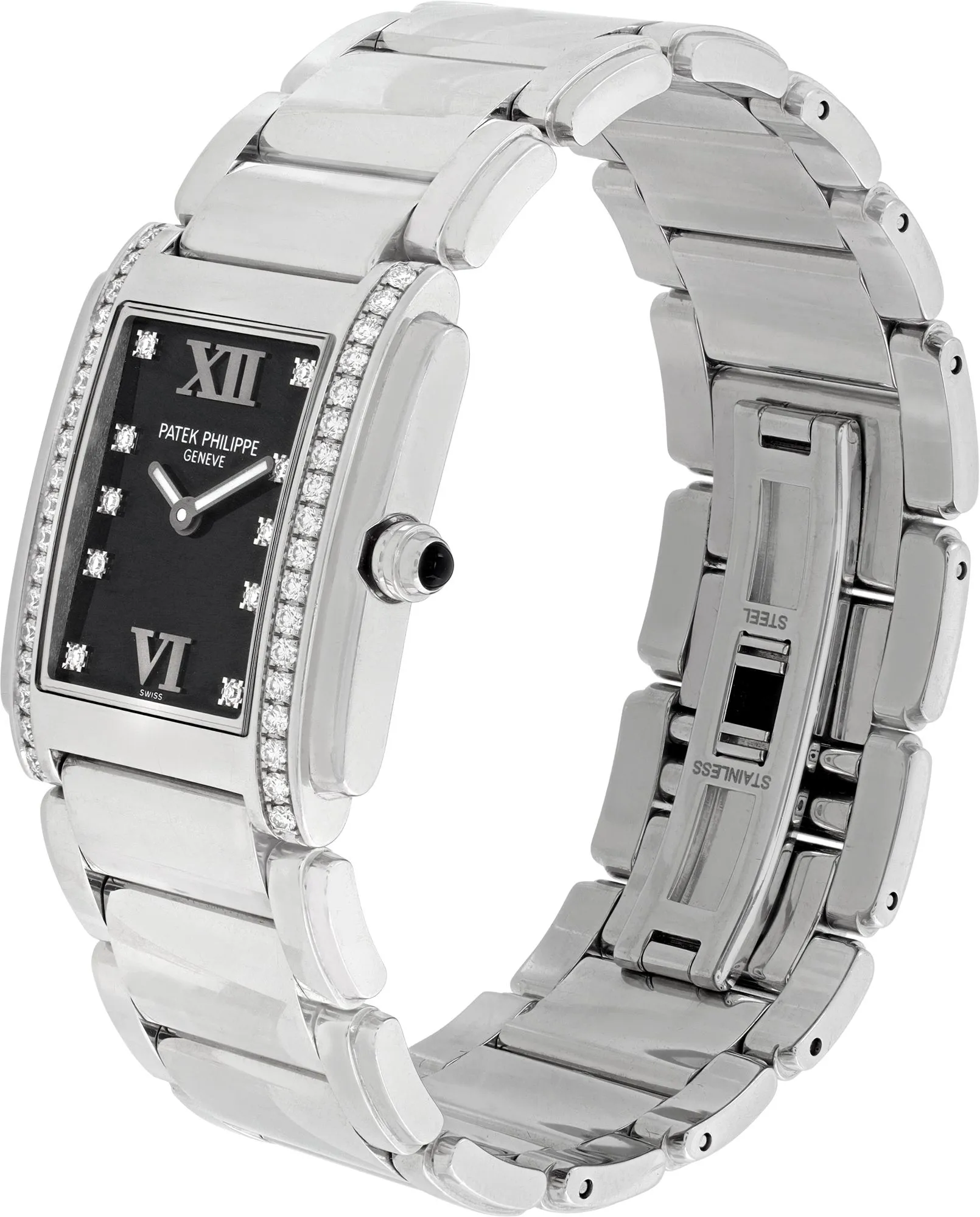 Patek Philippe Twenty~4 4910/10 25mm Stainless steel Black 1