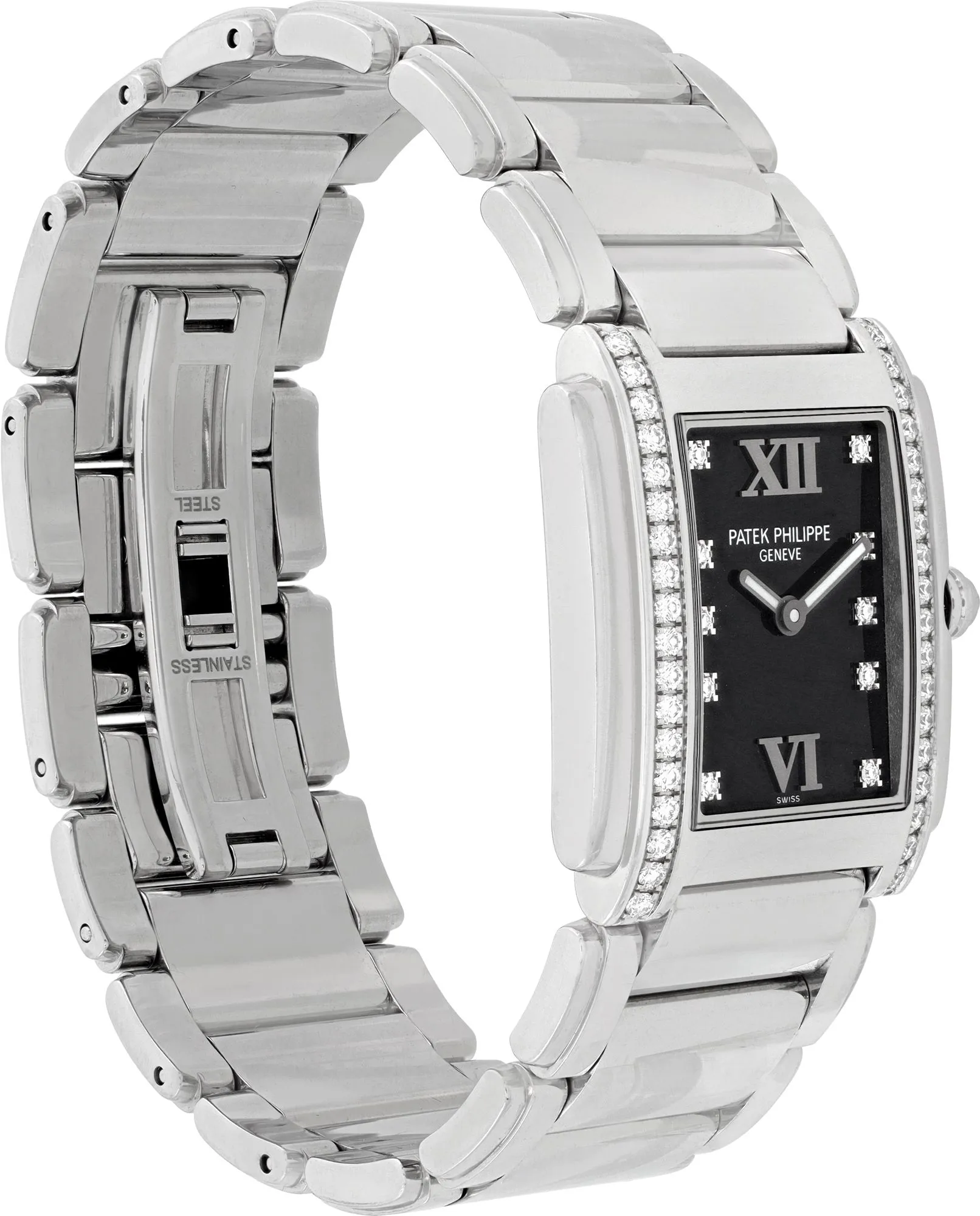 Patek Philippe Twenty~4 4910/10 25mm Stainless steel Black 2