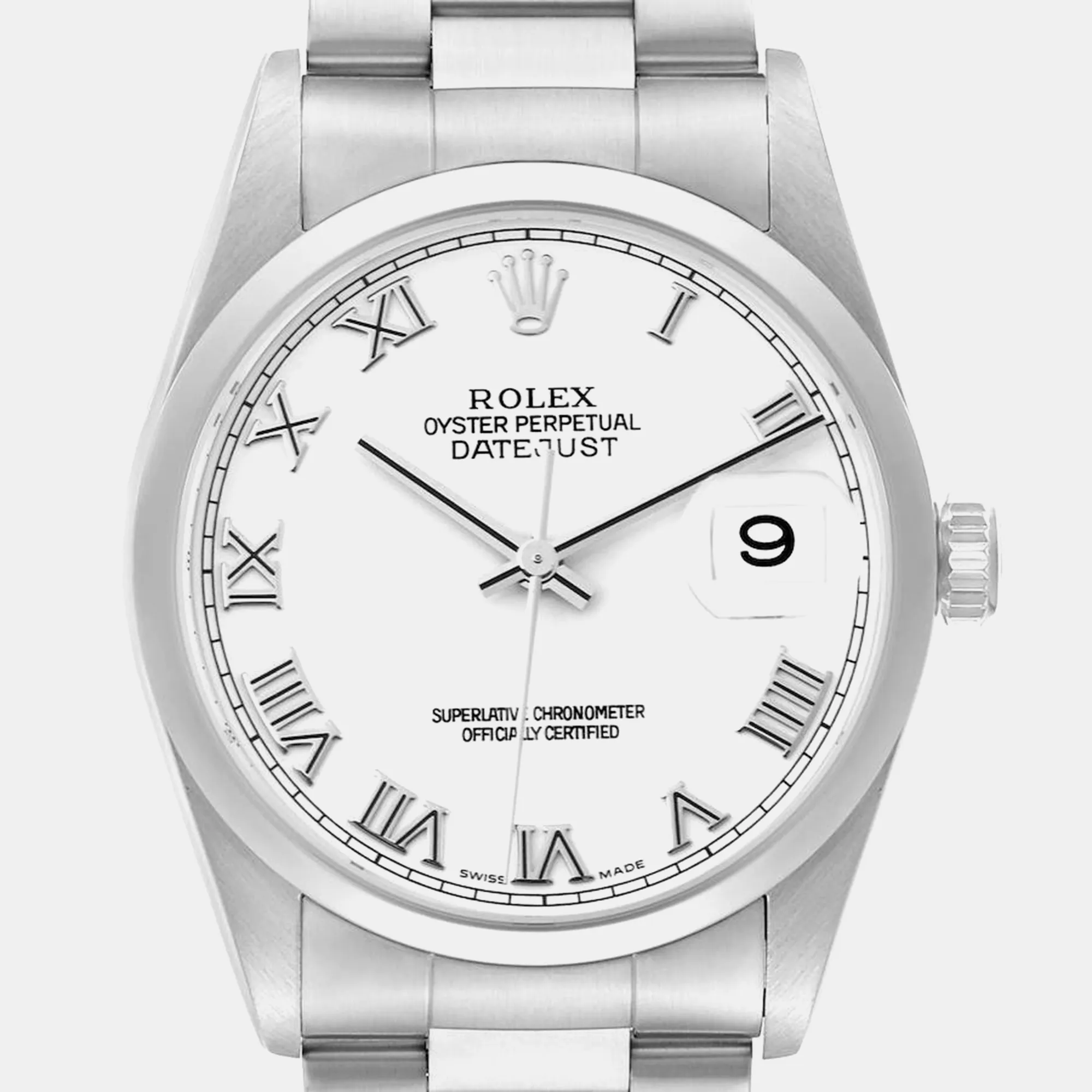 Rolex Datejust 36mm Stainless steel White 2