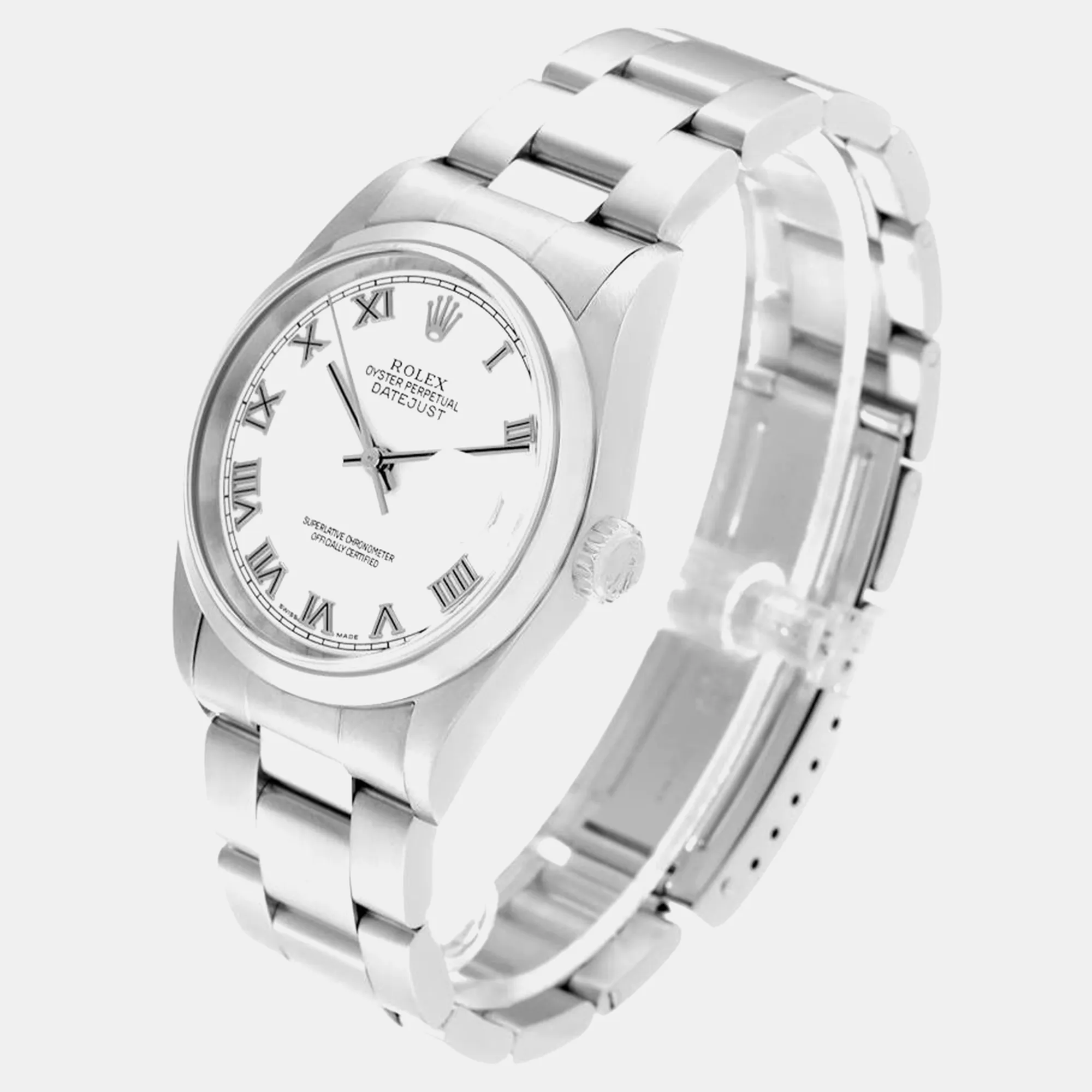 Rolex Datejust 36mm Stainless steel White 3