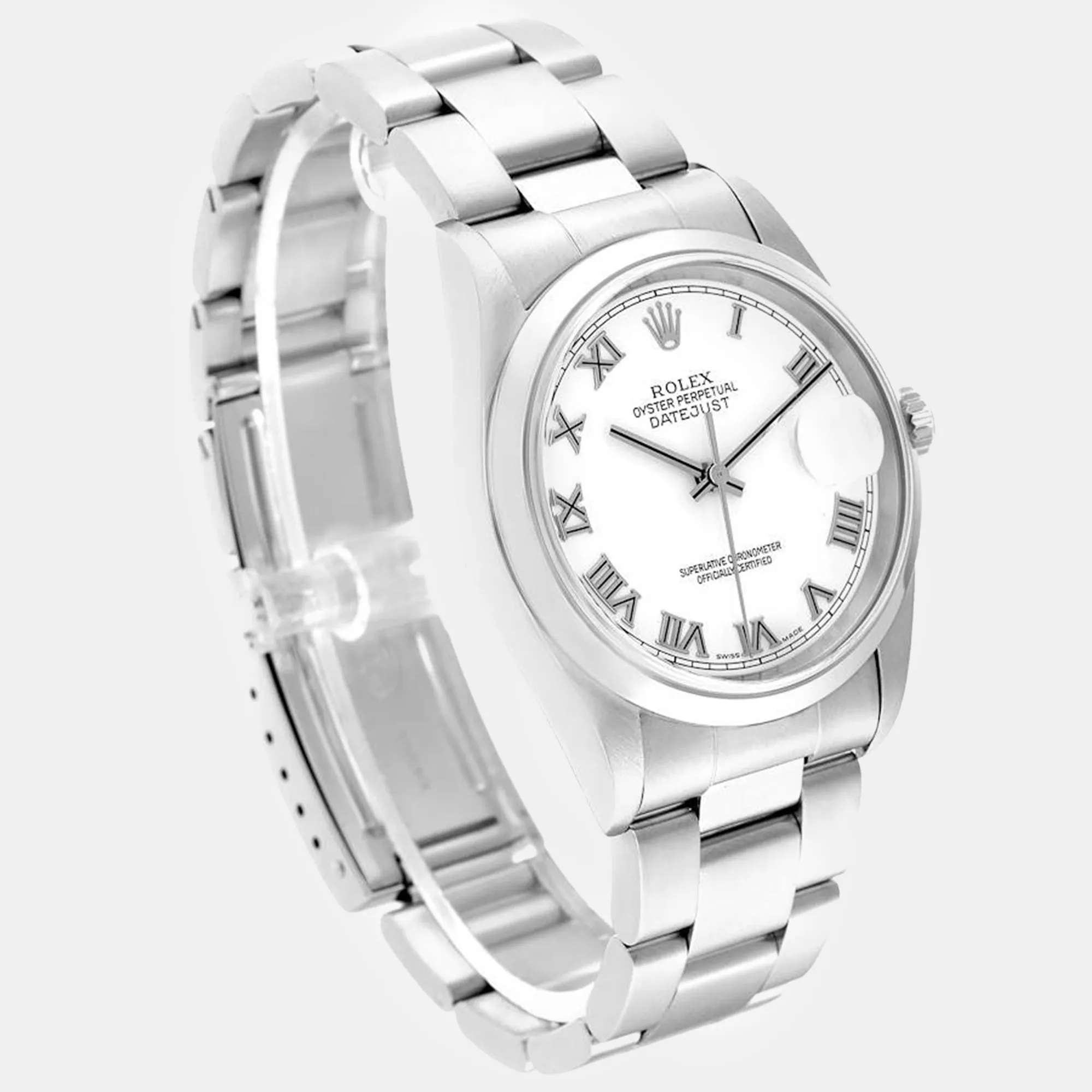 Rolex Datejust 36mm Stainless steel White 4