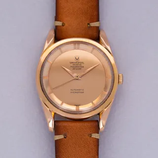 Universal Genève Polerouter De Luxe 10357 1 Rose gold Salmon