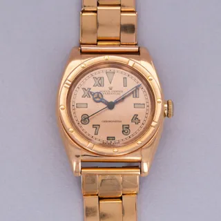 Rolex Oyster Perpetual 3372 Rose gold Salmon