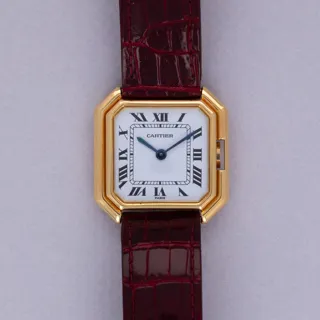 Cartier Ceinture Tank 78099 Yellow gold White