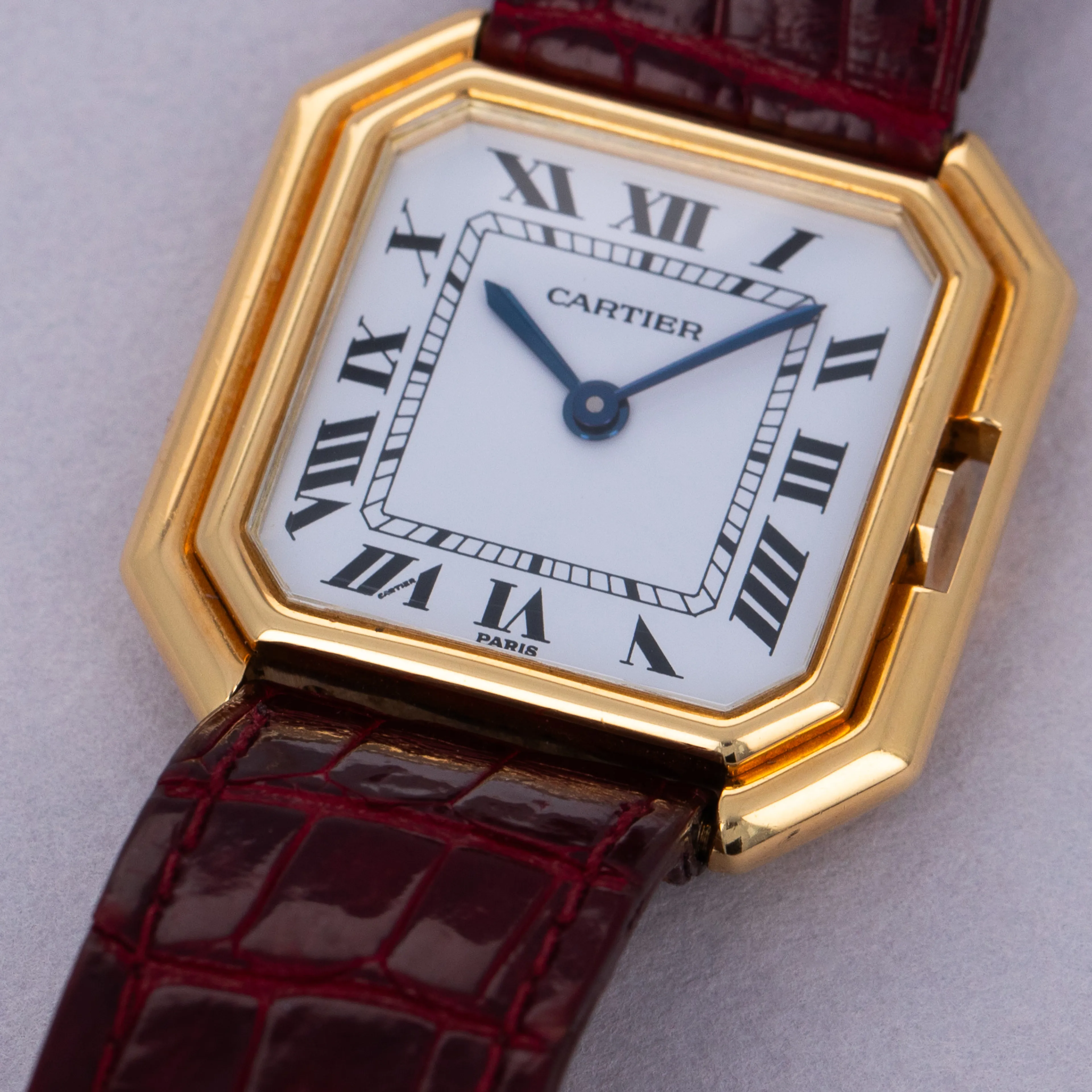 Cartier Ceinture Tank 78099 27mm Yellow gold White 2